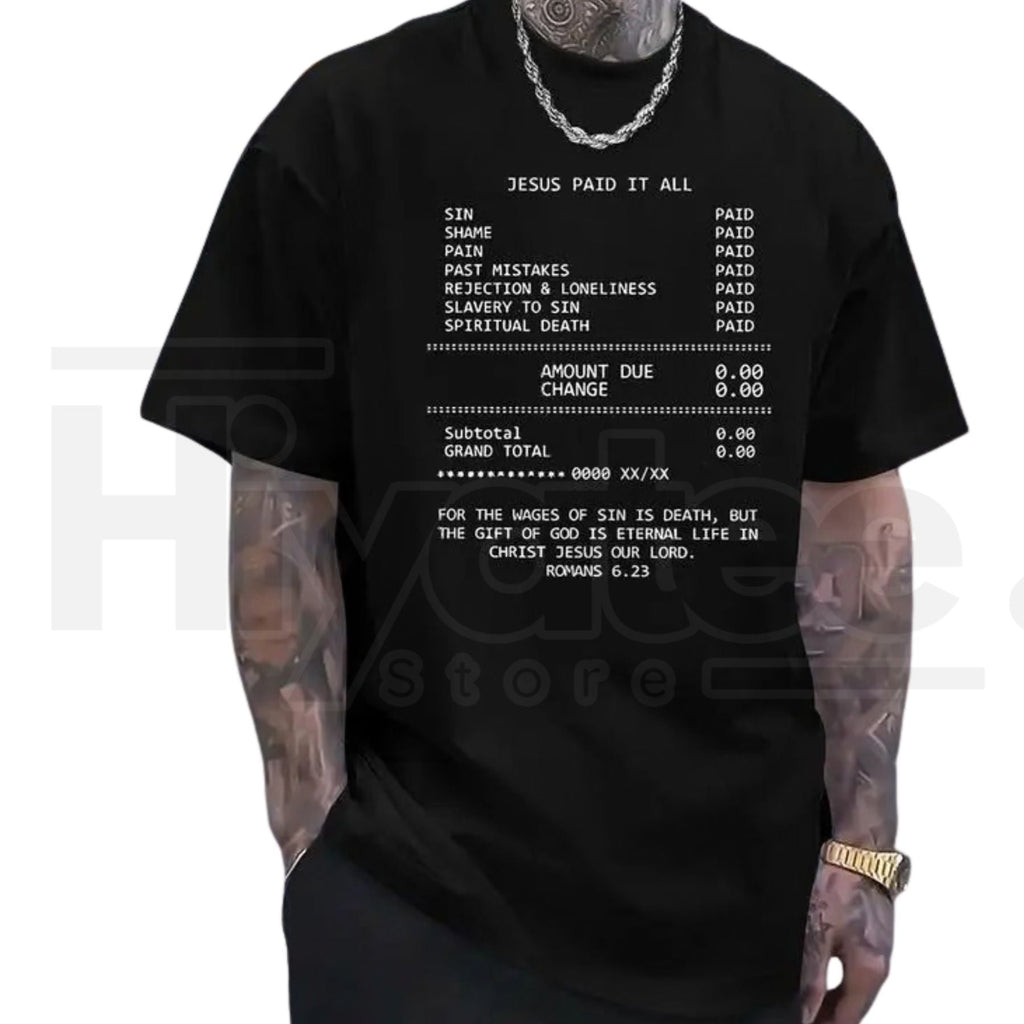 "Jesus Paid It All" Graphic Tee