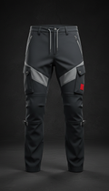 Charcoal Technical Cargo Pants