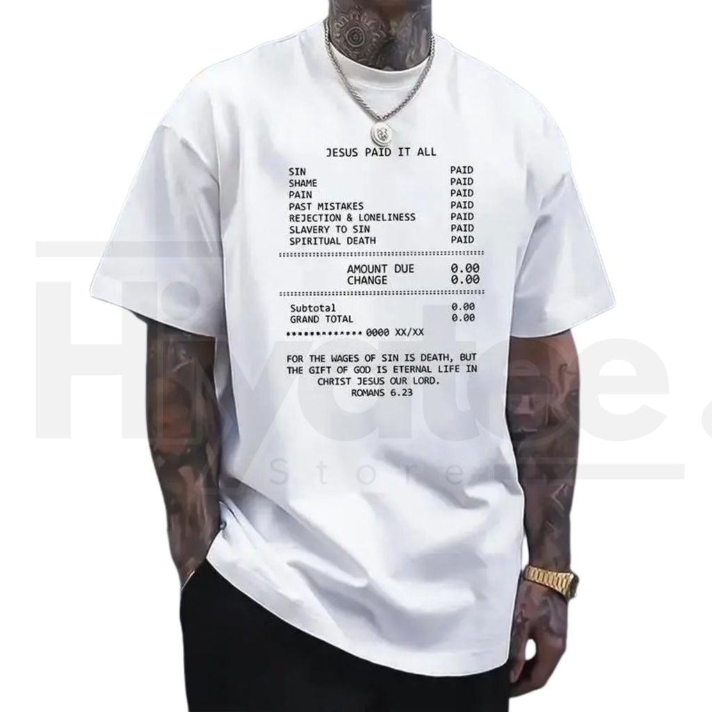 "Jesus Paid It All" Graphic Tee